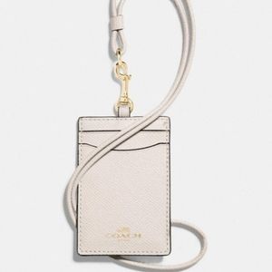 NWT Coach Leather Lanyard